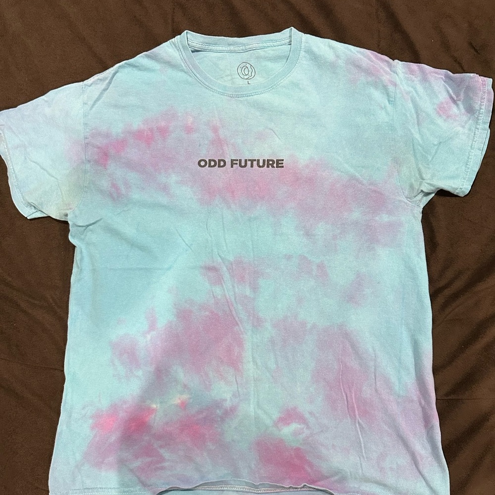 Odd Future Tie-Dye Tee - Pink and Blue